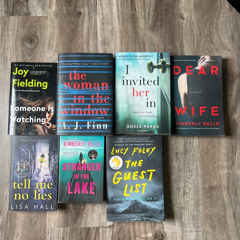 Popular thriller books!!